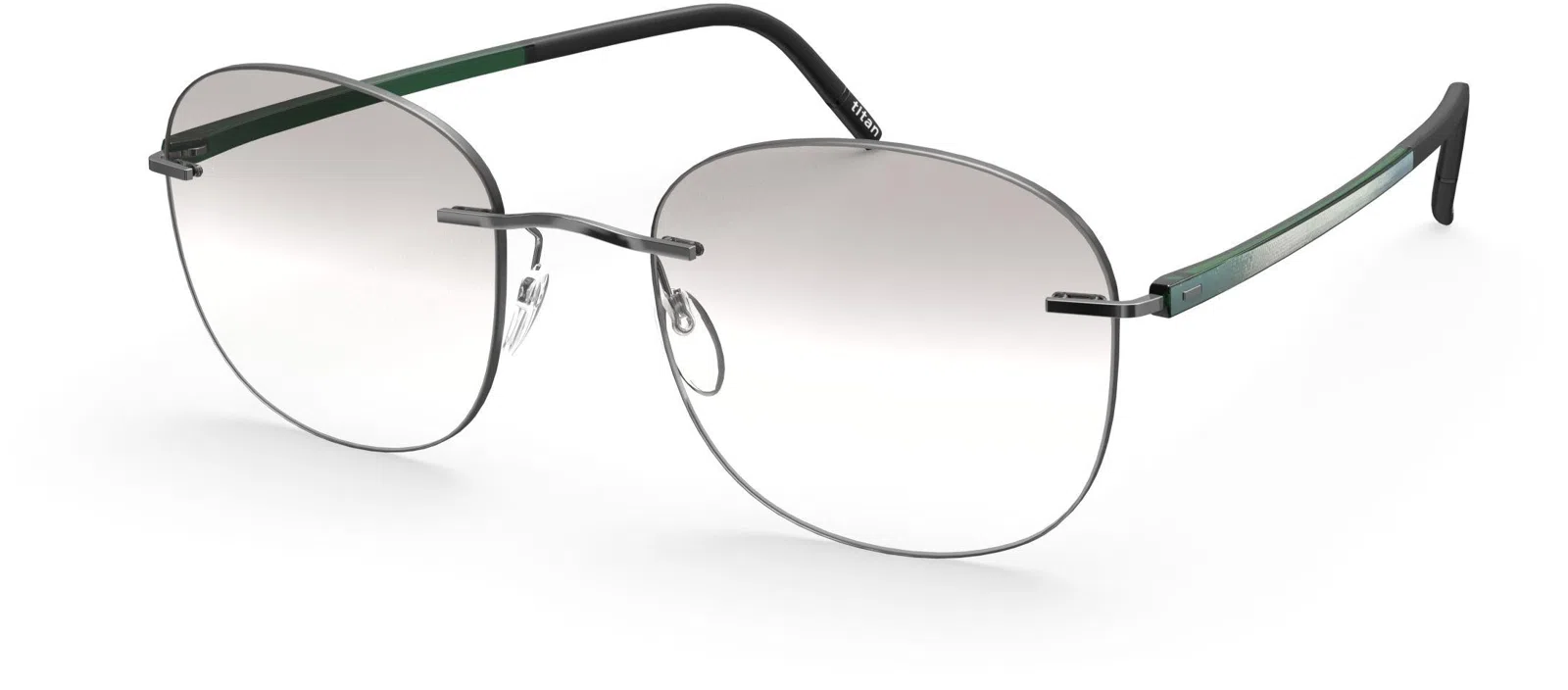 Silhouette The Wave Color Groove Demo Rimless 5567 Eyeglasses - view 112